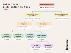 Distribution of Peru's Labor Force 2022