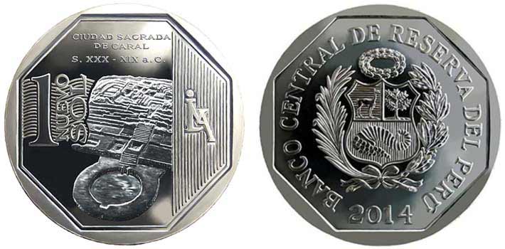 wealth and pride peruvian coin series caral