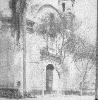 San Sebastian Church in Lima before restauration San Sebastian Church in Lima before restauration