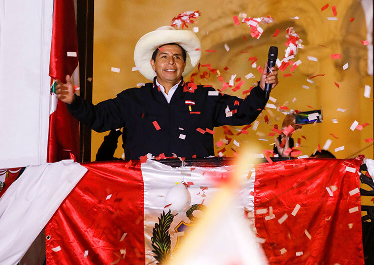Pedro Castillo wins presidential elections 2021