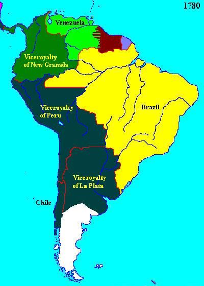 Viceroyalty Of Peru Map Spanish Rule In Peru (1533 - 1824) - Limaeasy