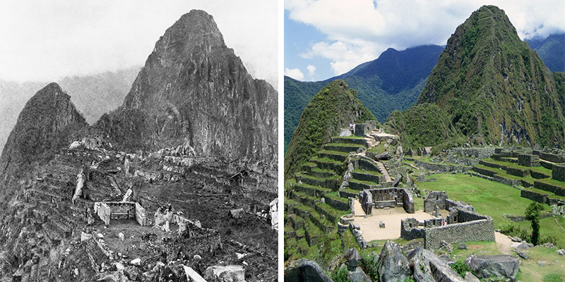 Machu Picchu 1911 and 2011