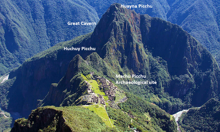 View from Machu Picchu mountain