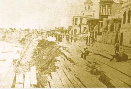 Chorrillos after the earthquake in 1940 Chorrillos after the earthquake in 1940