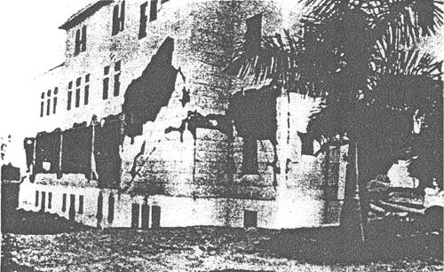 La Molina after the earthquake in 1940 La Molina after the earthquake in 1940