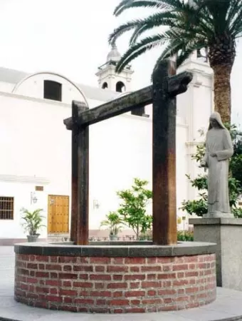Wishing Well at Saint Rose Church in Lima Wishing Well at Saint Rose Church in Lima