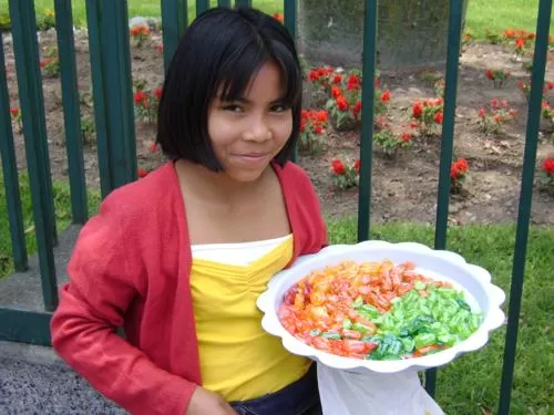 Selling sweets Selling sweets