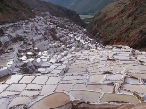 Salt mining in Inca times Salt mining in Inca times