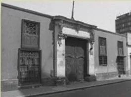 Old photograph of Casa de las Trece Monedas, Lima Old photograph of Casa de las Trece Monedas, Lima