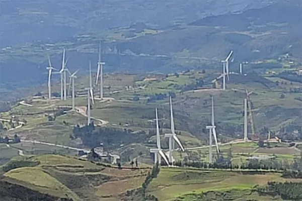 Peru's largest wind park: Duna and Huambos wind farms in Cajamarca, Peru Peru's largest wind park: Duna and Huambos wind farms in Cajamarca, Peru