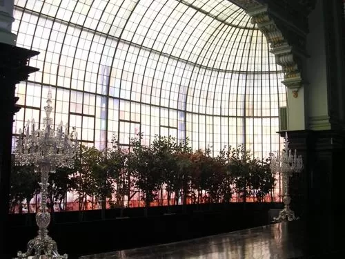 Beautful patio inside the Presidential Palace in Lima, Peru Beautful patio inside the Presidential Palace in Lima, Peru