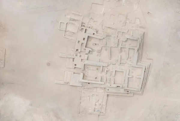 Aerial view of the main structure El Paraiso, Lima Aerial view of the main structure El Paraiso, Lima