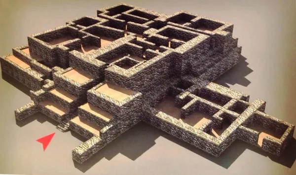 Reconstruction of the main pyramid of the El Paraiso complex in Lima Reconstruction of the main pyramid of the El Paraiso complex in Lima