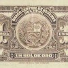 1935 - 1 Sol de Oro banknote (back)