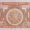 1949 - 100 Soles de Oro banknote (back)