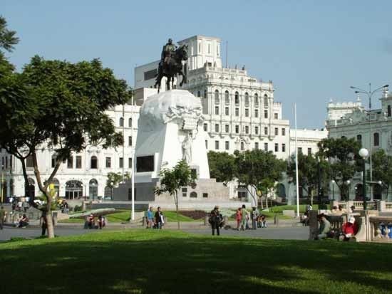 Plaza San Martin in Lima