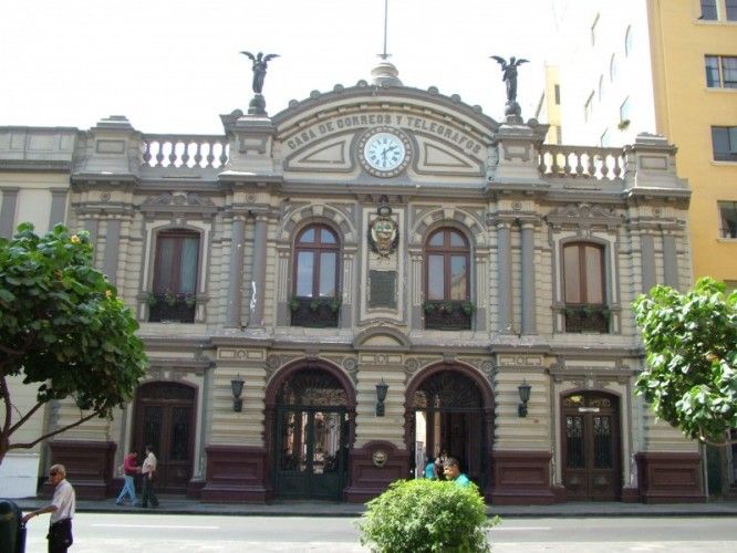 Central Post Office Building in Lima