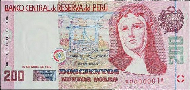1995 - 200 Nuevos Soles banknote