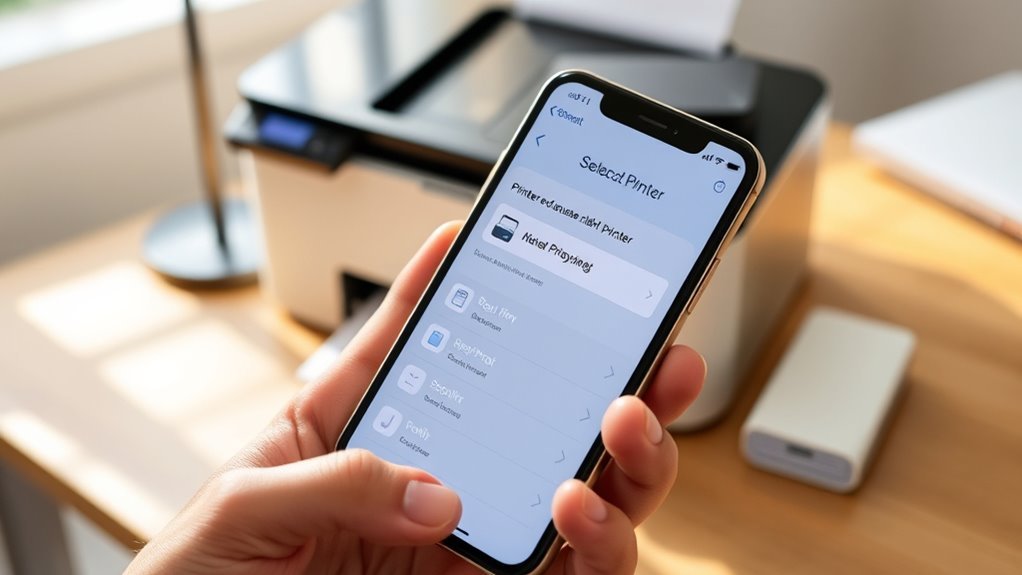 airprint enabled printer on network