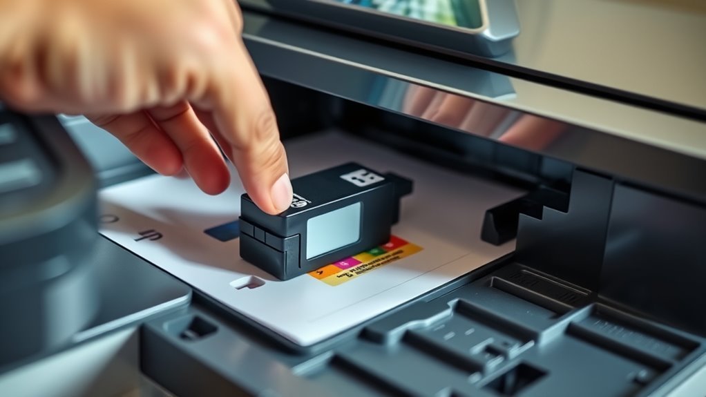 align cartridges scan alignment page