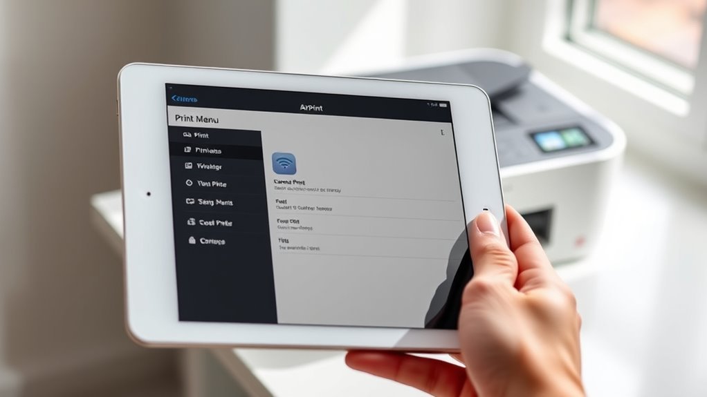 check printer for airprint
