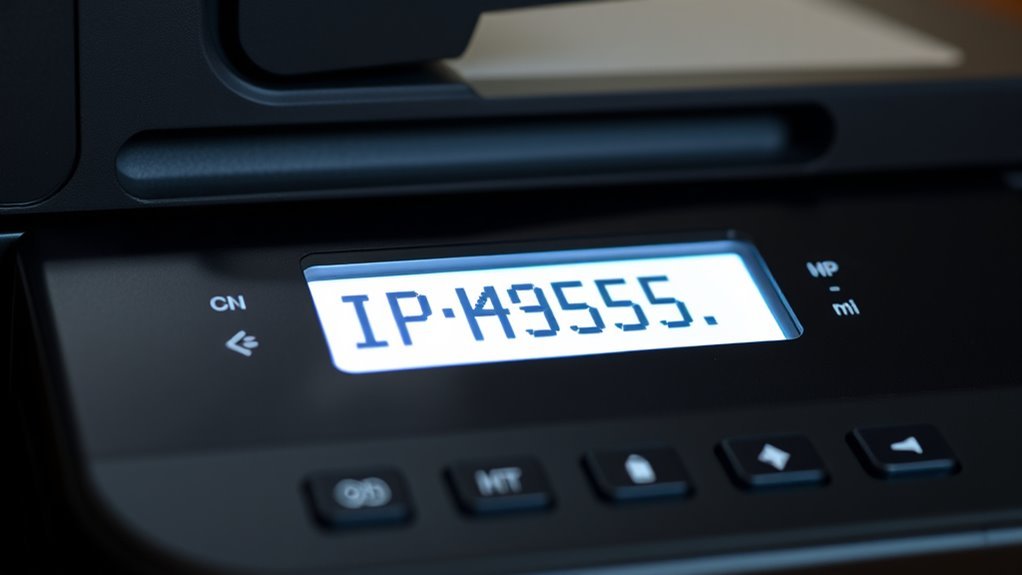 check printer network ip
