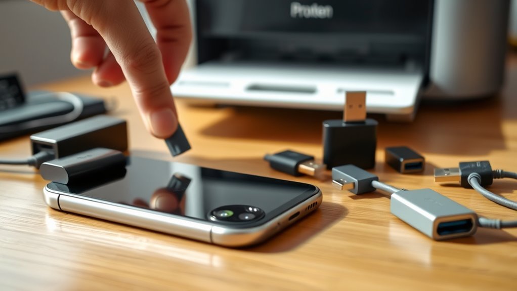 choose correct iphone usb adapter