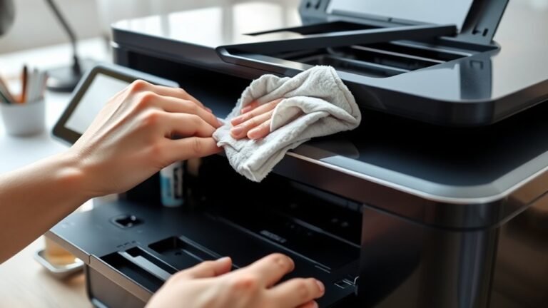 clean your printer safely