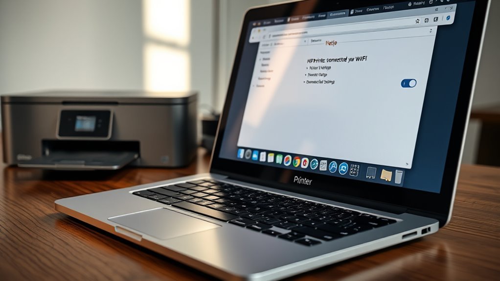 configure hp printer network settings