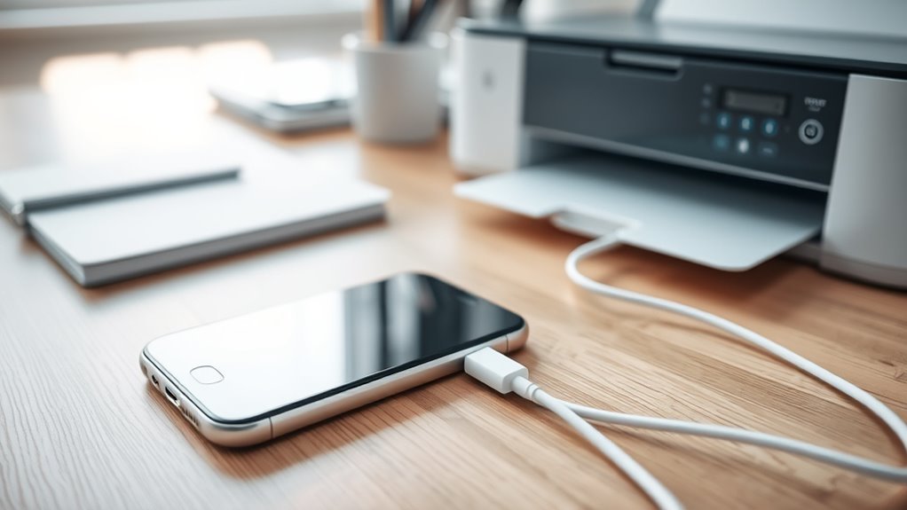 connect iphone to usbprinter