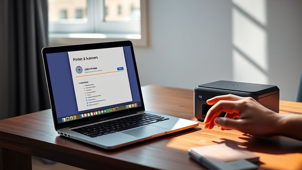 connect mac and printer wirelessly