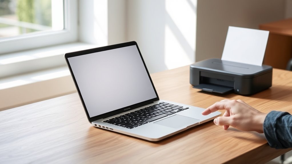 connect macbook and airprint printer