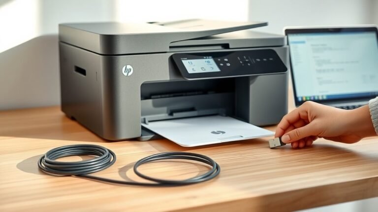 connect printer using five step