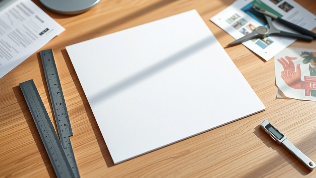design for correct paper size