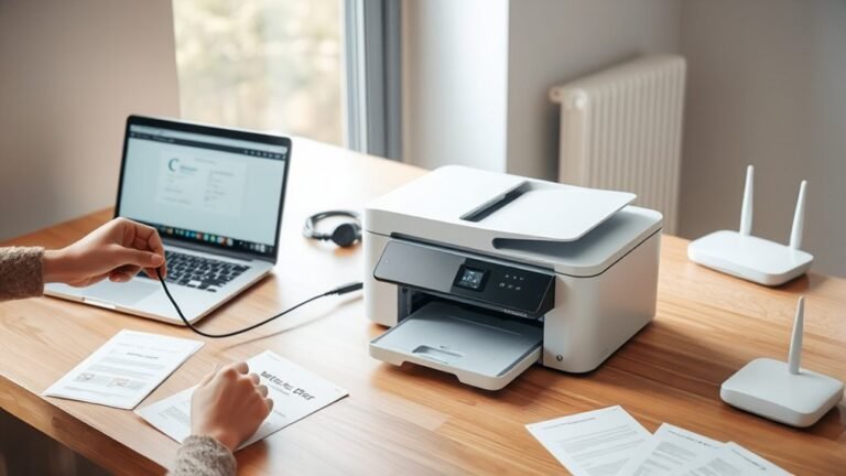 install and configure printer