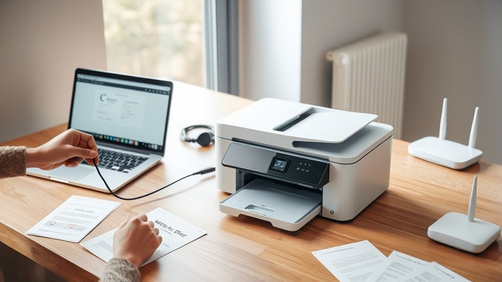 install and configure printer