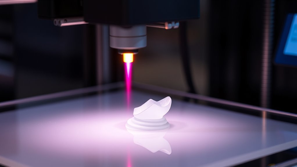 layered uv resin curing process