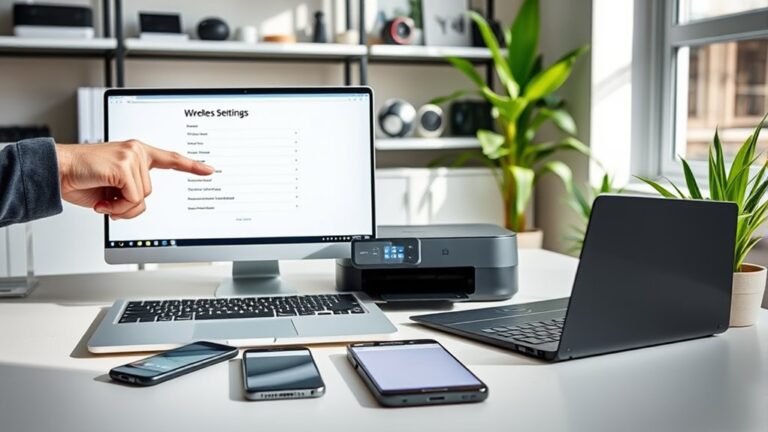 locate and connect nearby printers