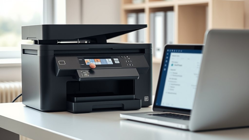 locate printer network address