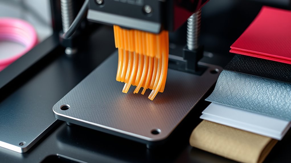 materials dictate printing outcomes