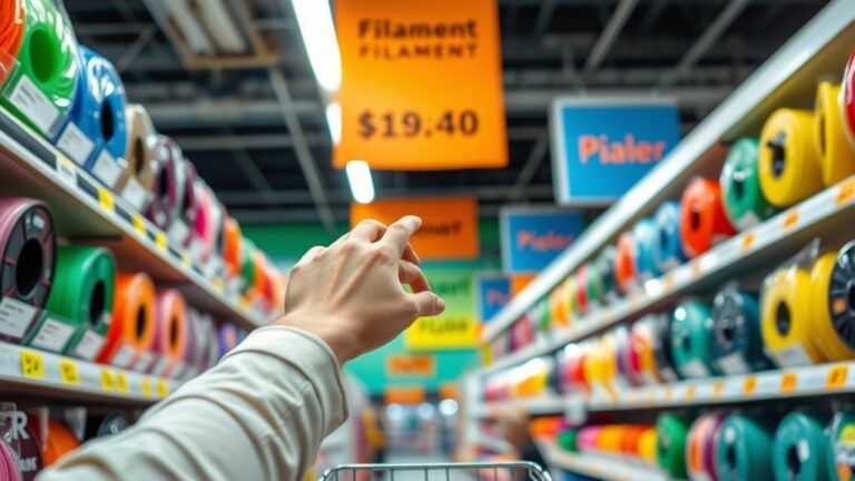 michaels 3d filament availability