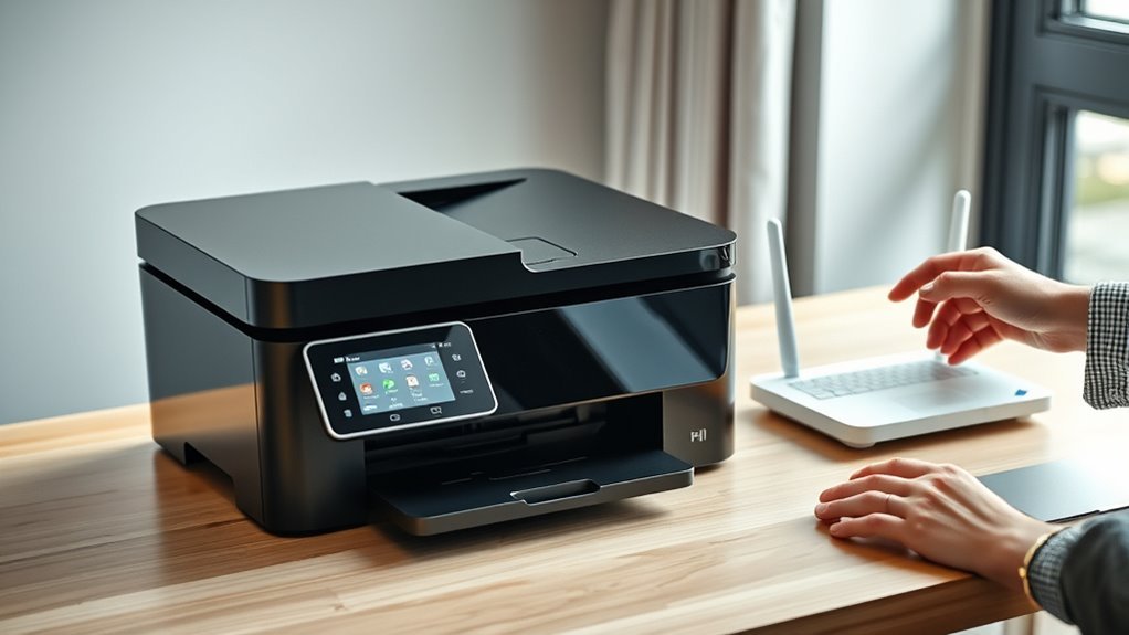place printer near router