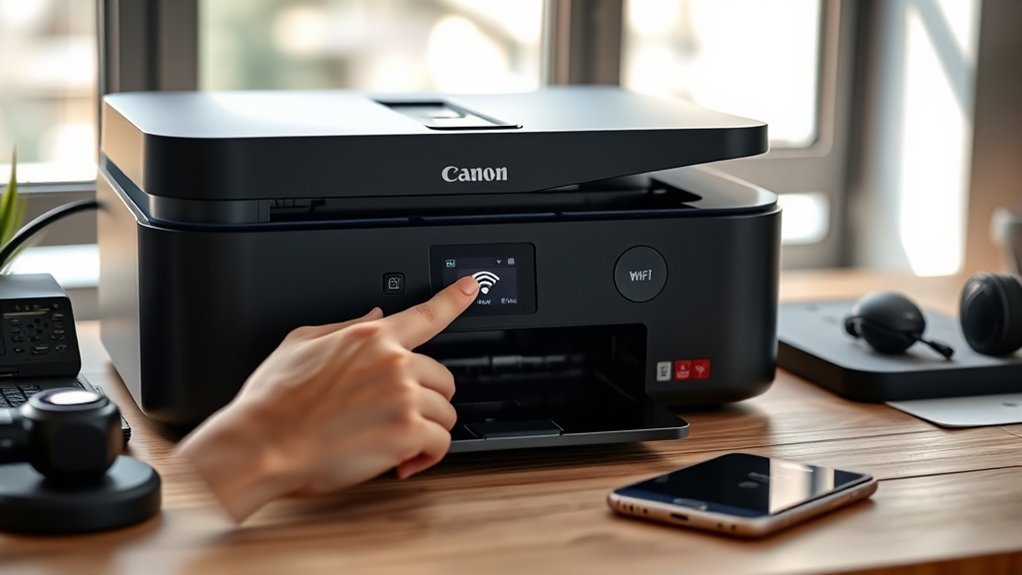 prepare printer and device
