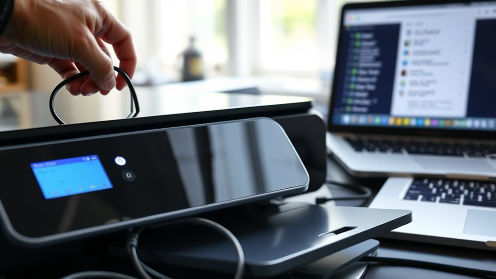 printer offline due network issues