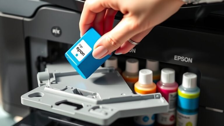 replace epson printer ink