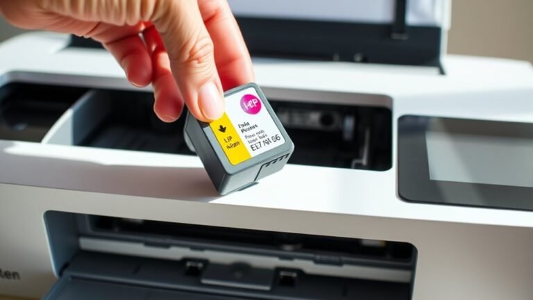 replace hp printer ink