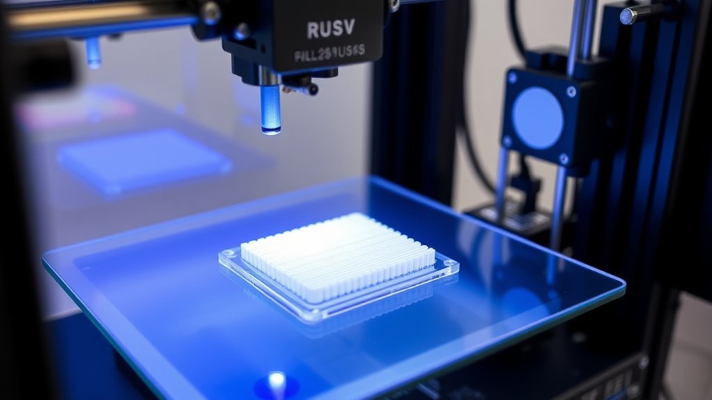 resin vat laser platform