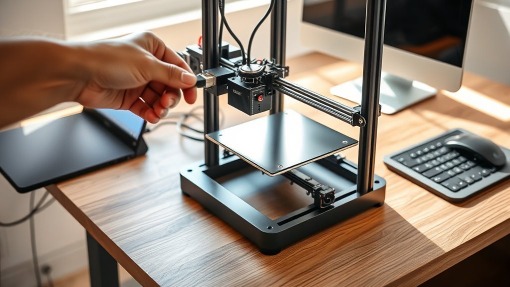 stable connected protected printing setup