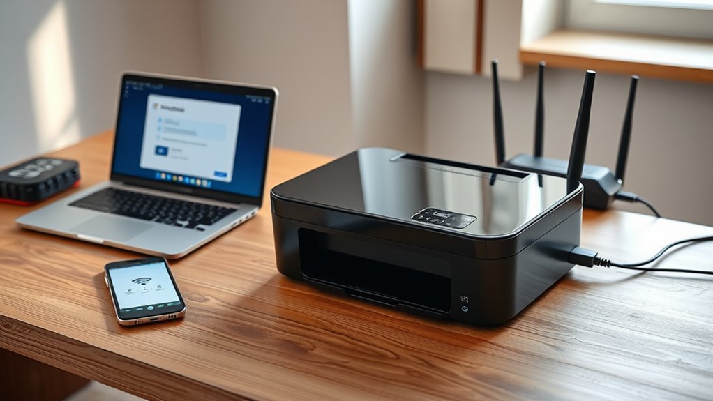step by step wireless printer setup