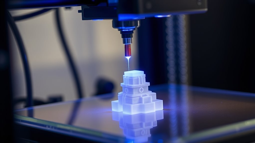 vat photopolymerization using resin